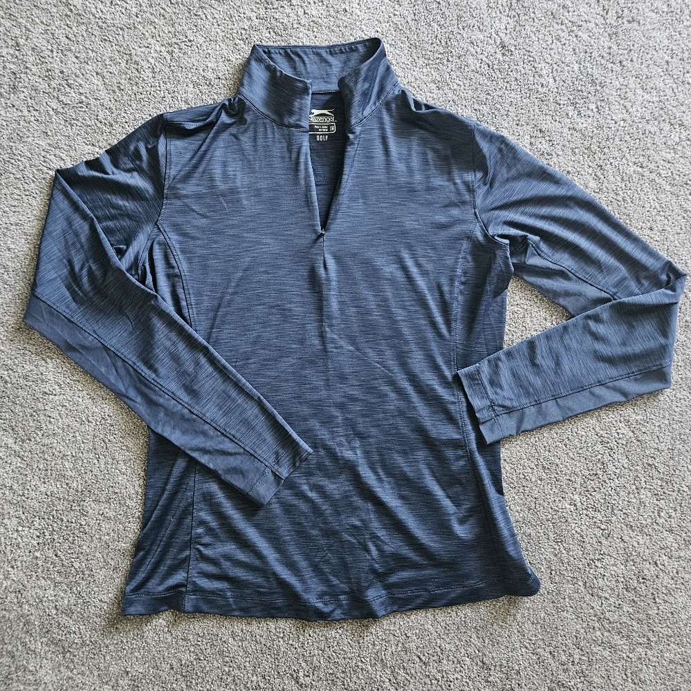Slazenger Women's Quarter-Zip Long Sleeve Top